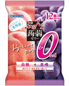 ORIHIRO 蒟蒻啫喱(白桃/巨峰) 18Gx12個
