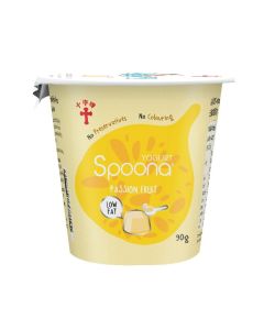 十字牌 - 冷藏Spoona熱情果低脂純凝酪 90克