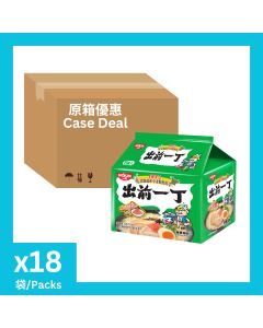 Demae Iccho - Hokkaido Wheat Flour Tonkotsu Flavour Instant Noodle 5pcsx18packs