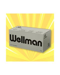 Wellman - Premium Series 3-Ply Face Mask Individual Packing (Fog) 30pcs