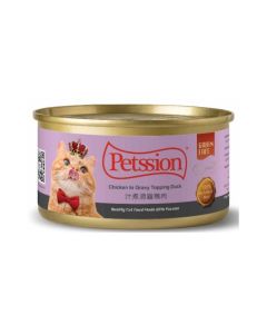 Petssion - 汁煮滑雞鴨肉(貓主食罐) 80克