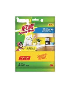 3M - Scotchbrite Household Wipe 2pcs+2pcs