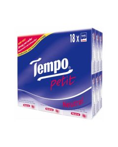 Tempo - Neutral Mini Tissue 18pcs