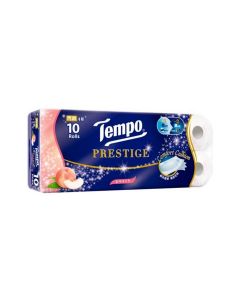 Tempo - Prestige 4Ply Bathroom Tissue (Preach) 10roll