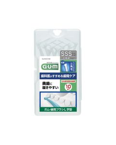 Gum - 牙周護理L型牙間刷SSS 10支裝