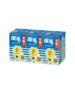 陽光 - 低糖蜜瓜味荳奶 250毫升x6包裝