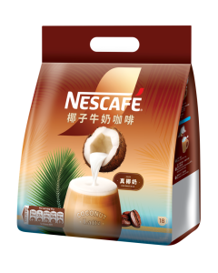 雀巢咖啡椰子牛奶即溶咖啡飲品 (18條裝)