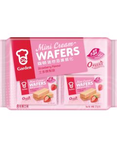 嘉頓迷你忌廉威化嘉頓 (士多啤梨味) (8包裝) 272g