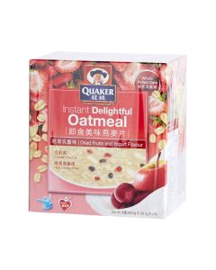 Quaker - Instand Delightful Oatmeal Dried Fruits And Yogurt 58.5X5Bag