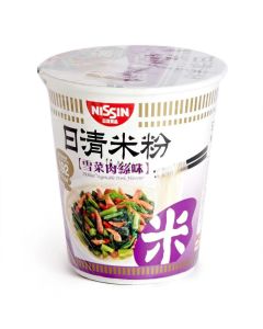 日清 - 雪菜肉絲味米粉杯 64G