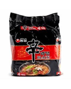 (折實價)農心 - 韓國黑版辛辣麵 四包裝 (130克x4) 