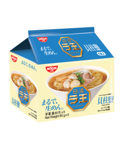 日清拉王貝柱鹽味即食麵(非油炸)5包裝