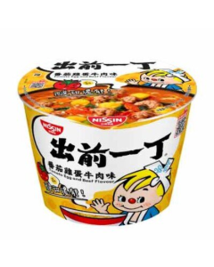日清 - 出前一丁番茄雞蛋牛肉味碗麵 117克