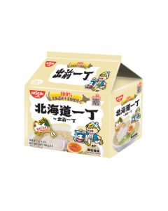 出前一丁 - 北海道小麥粉雞白湯味即食麵 100克x5包裝