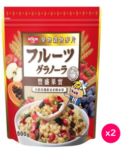 日清豐盛果實穀物麥片500g (2包)