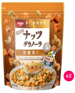 日清 - 果物穀物麥片(楓糖果實) 500克 (2包)