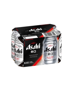 朝日 - 啤酒 350毫升x6罐裝