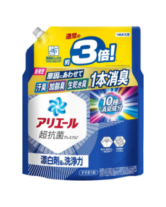 ARIEL 超濃縮清新除臭洗衣液超強洗淨超特大補充包 1210克