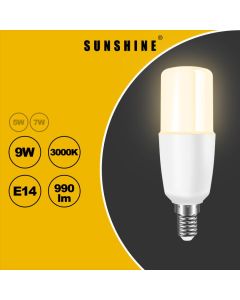 SUNSHINE - LPINB-9E14W LED 9WE14黃光球棒燈 1件