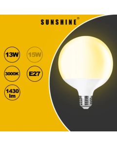 SUNSHINE - LGM-13E27W LED 13W E27黃光球膽 1件