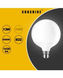 SUNSHINE - LGM-13B22D LED 13W球膽 B22 白光