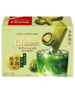 樂天 PREMIUM GHANA  濃厚抹茶夾心朱古力 49克