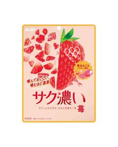 朝日 脆脆濃郁草莓糖 52克
