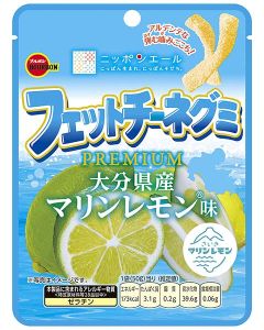 百邦 大分縣產青檸味寬條面軟糖 50克