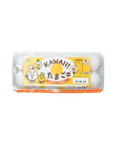 日本KAWAII白雞蛋 10隻 