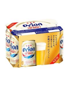 (折實價)ORION 罐裝生啤 350MLX6