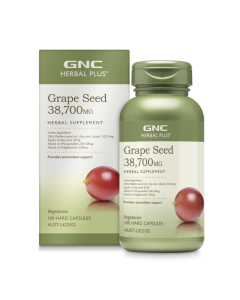GNC 葡萄籽萃取物精華膠囊 38, 700毫克 100粒