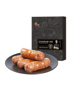 鋒味派 原味黑豬肉爆汁烤腸 400克