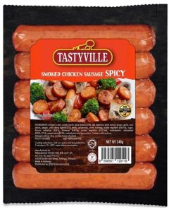 TASTVILLE 煙燻雞肉腸-香辣味240克