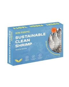 KIN FARMS 急凍原隻越南潔淨白蝦 500克