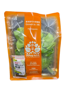 野菜山 Hilltop Farm – 香港水耕 沙律菜(袋裝) 70g  (附送日本入口沙律醬) 