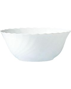 法國製白瓷花邊碗12CM