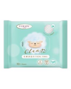 唯潔雅極致綿柔淨肌亮膚潔面巾- 10片裝