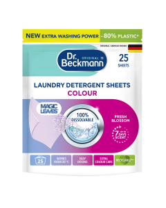 貝克曼博士洗衣紙 (彩色衣物適用) 25片裝