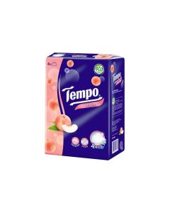 得寶 - 4層甜心桃味袋裝抽取式面紙(限量版) 4包裝