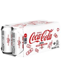 (折實價)可口可樂 -  加系無糖汽水 330毫升x8罐裝