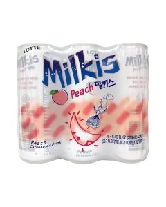 Milkis - 忌廉溝鮮(奶桃味) 250毫升x6罐裝