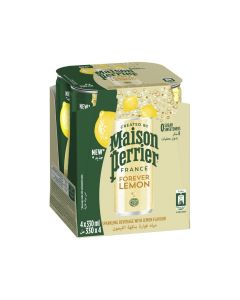 Masion Perrier Forever - 檸檬味氣泡礦泉水飲料 330毫升x4罐裝