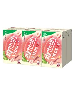 維他奶低糖白桃豆奶250ML X6