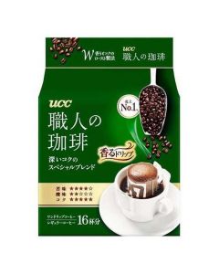 UCC職人特濃滴漏咖啡16P (綠色)