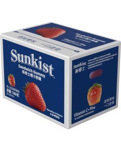 新奇士爆汁軟糖 (士多啤梨味) 120克