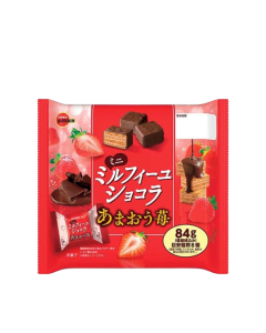 百邦 甜王草莓朱古力威化餅 84G