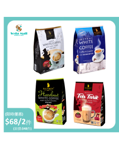 富家仔三合一榛子白咖啡 40GX15PCS