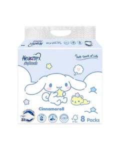 心相印SANRIO FSC 三層印花軟抽袋裝面紙8包裝